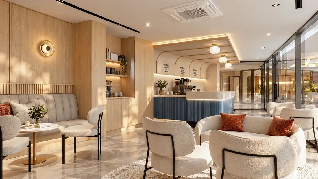 Кафе и коворкинг Vibe Downtown Karon