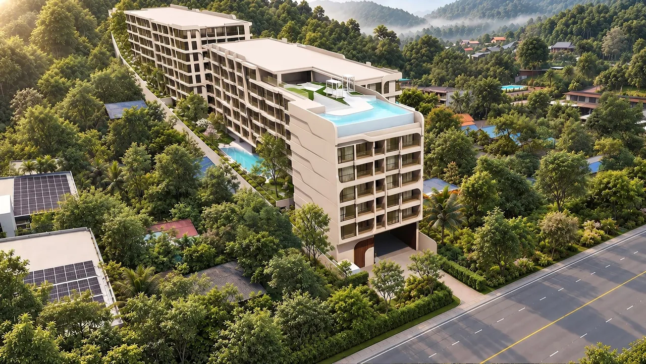 Бассейн на крыше Vibe Downtown Karon